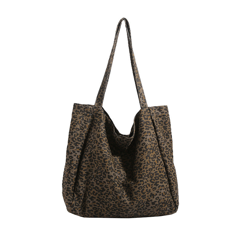 Print Canvas Large Capacity Leisure Shopping Western Shoulder Bags