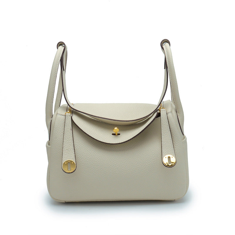 Layer Cowhide Lychee Pattern Lindy Doctor Genuine Shoulder Bags