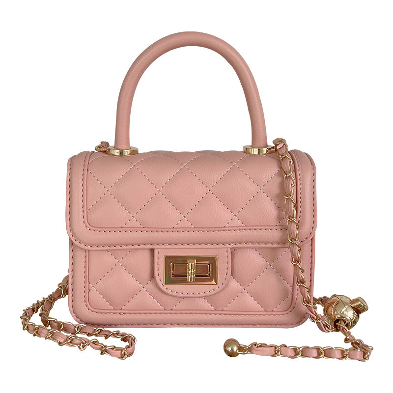 Women's Fashionable Classic Style Rhombus Chain Handbags