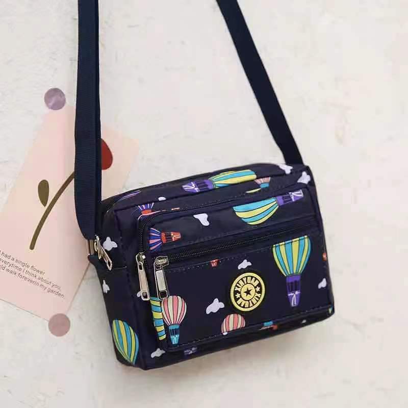 Women's Oxford Cloth Mother Flower Canvas Stall Crossbody Bags