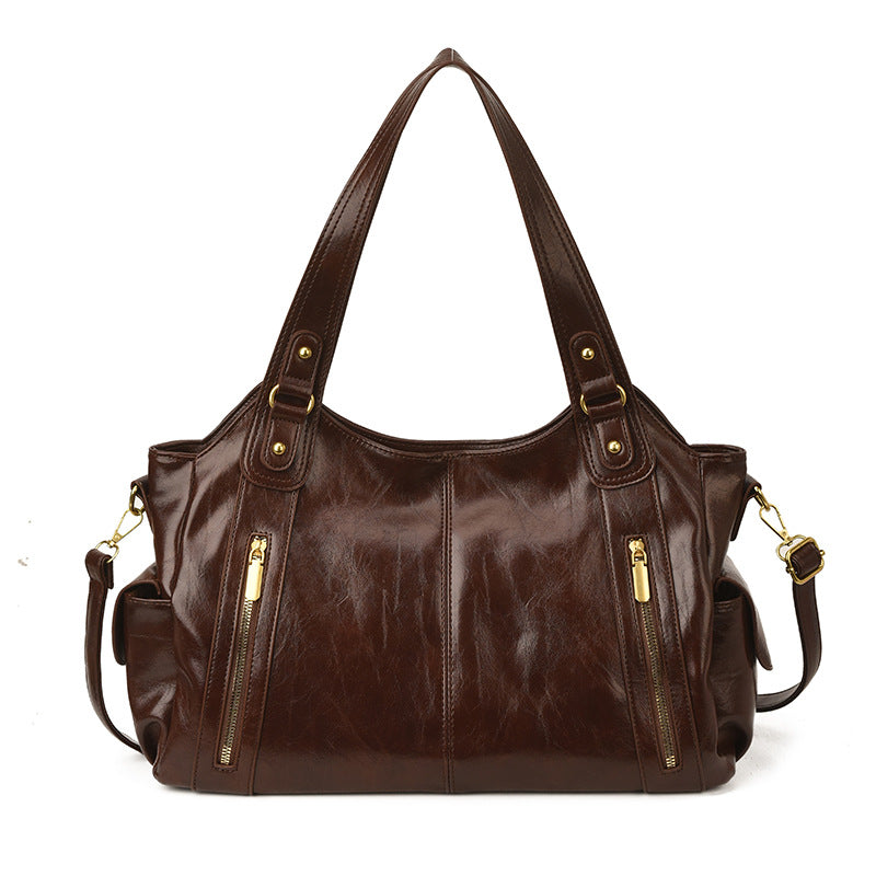 Women's Retro Fashion Large Capacity Western Style Simple Women's Shoulder Bag