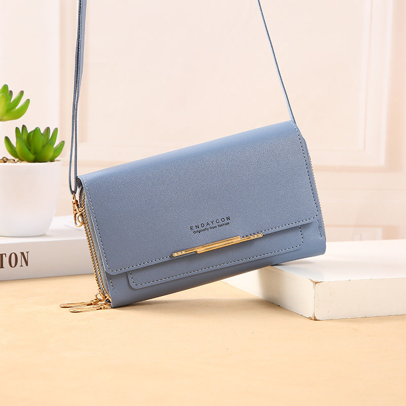 Charming Beautiful Women's Korean Mid-length Clutch Shoulder Bags