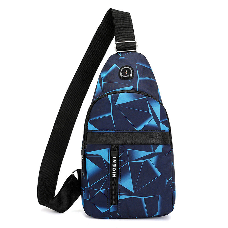 Classic Fashion Korean Style Lightweight Couple Men's Chest Bags