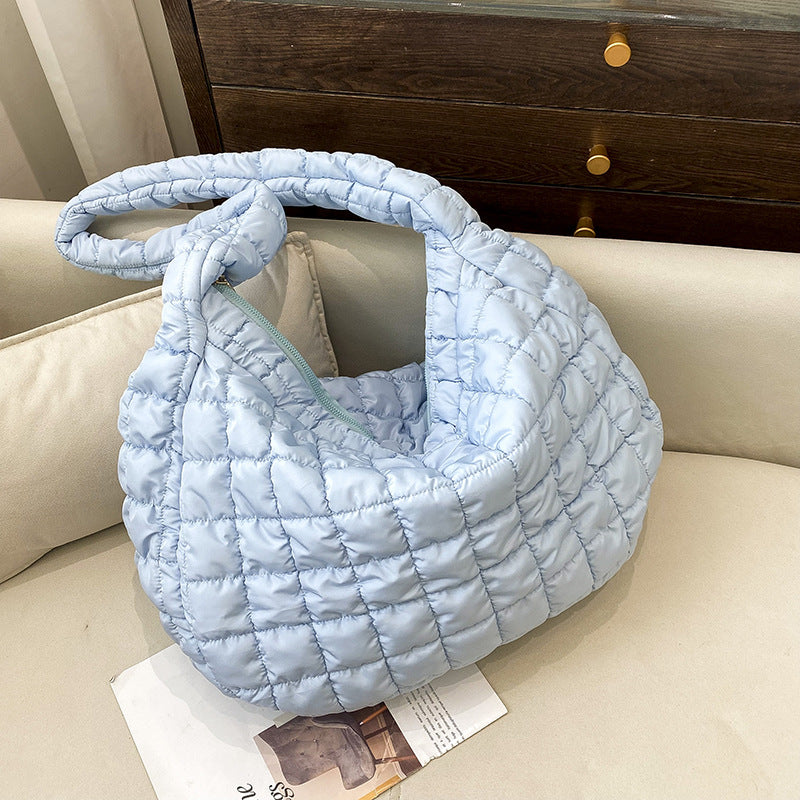 Women's Fashion Down Jacket Size Large Dumpling Crossbody Bags