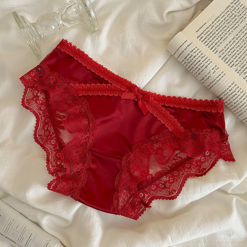 Sexy Color Matching Comfortable Waist Pure Cotton Panties