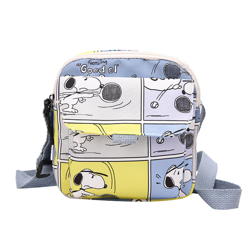 Elegant Canvas Fashion Cute Snoopy Style Shoulder Bags