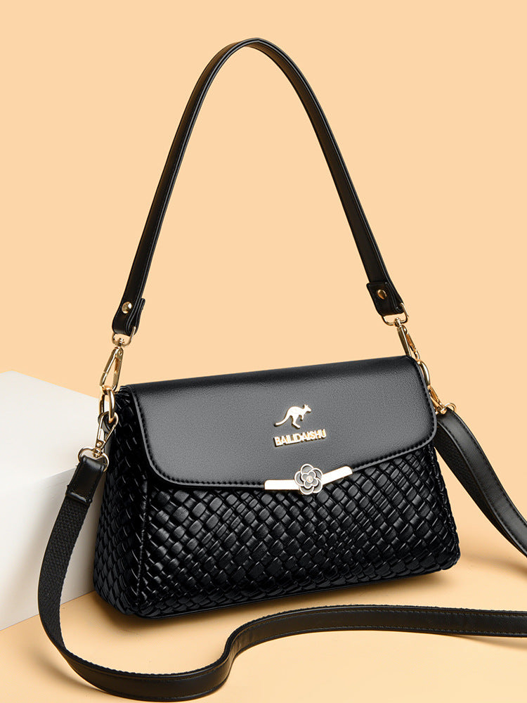 Classy New Women's Woven Mom Fashion Crossbody Bags