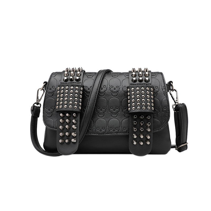 Women's Beautiful Stylish Tide Rivet Skull Bags