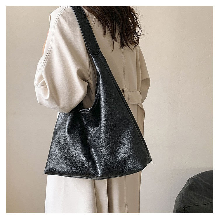 Black High Sense Large Capacity Totes Shoulder Bags