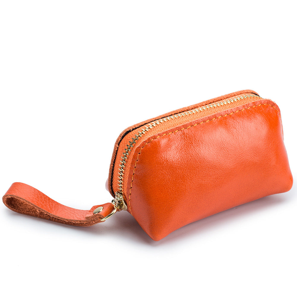 Women's & Men's & Pocket Zipper Simple Solid Color Coin Purses