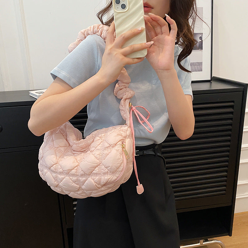 Women's Dumpling Minority Clouds Large Capacity Lightweight Crossbody Bags