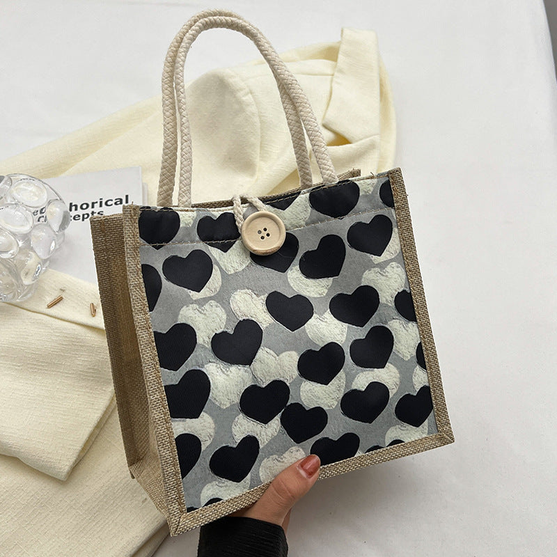 Lunch Box Female Summer Outing Hand Handbags