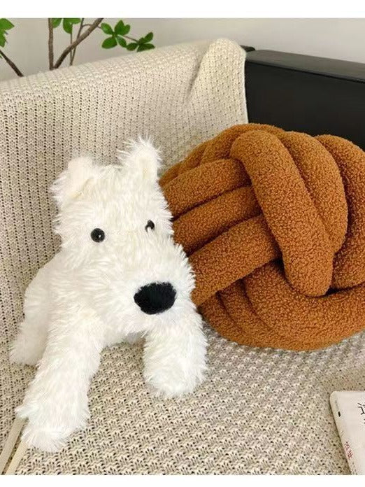 Plush Doll Sausage Dog West Highland Crossbody Bags