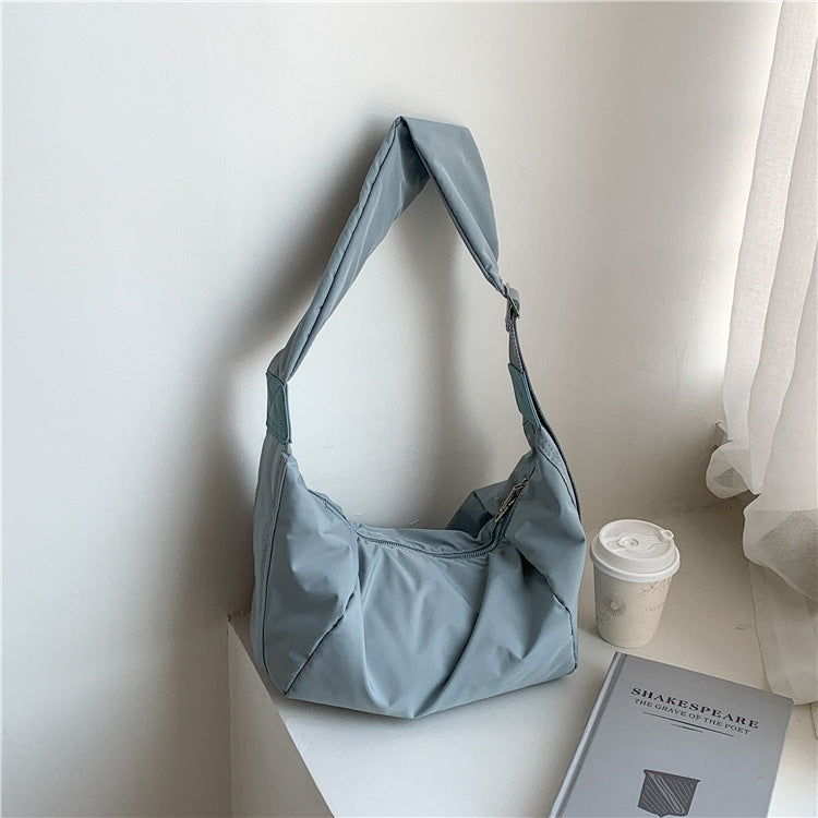 Pretty Niche Fashion Neutral Nylon Dumpling Shoulder Bags