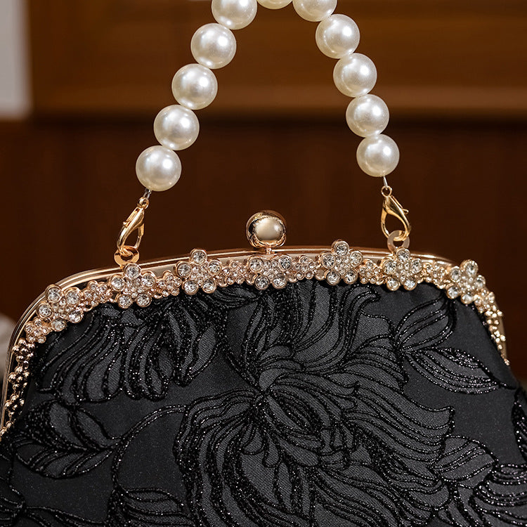 Pearl Ancient Style Cheongsam Banquet Light Handbags