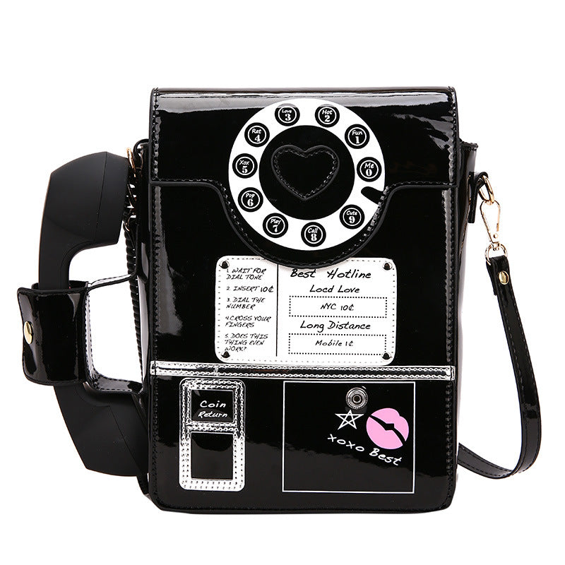 Creative Fun Simulation Telephone Set Cute Crossbody Bags