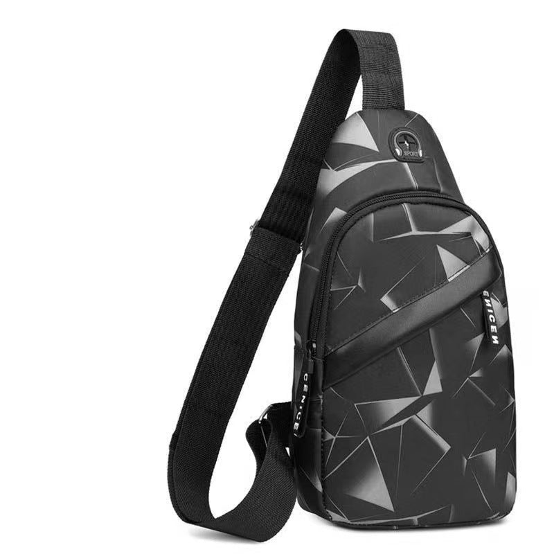 Classic Fashion Korean Style Lightweight Couple Men's Chest Bags