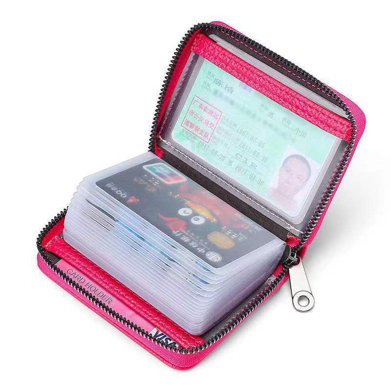 Women's Magnetic Large Capacity License Cover Multiple Card Holder