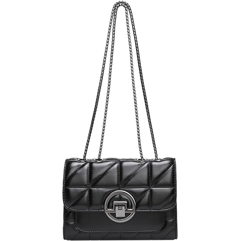 Women's Spring Stylish Good Texture Chain Rhombus Bags
