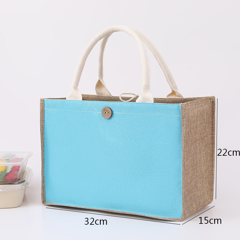 Blank Canvas Painting Jute Cotton Linen Handbags