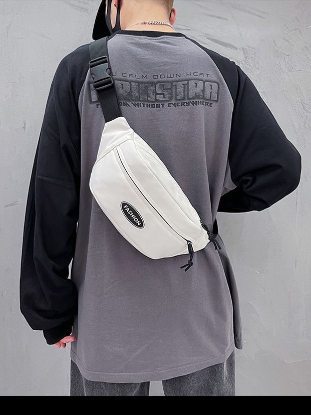 Women's & Men's & Canvas Simple Fashion Men's Chest Bags