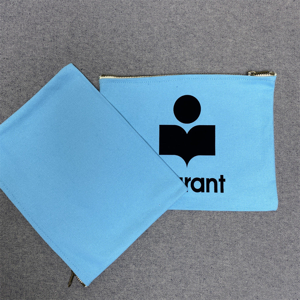 Storage Canvas Zip Envelope Clutch Cloth Handbags