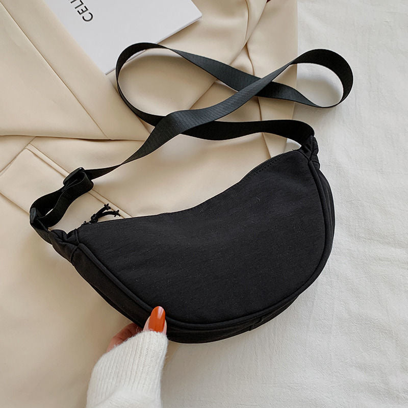 Women's Nylon Fashionable Dumpling Lightweight Underarm Shoulder Bags