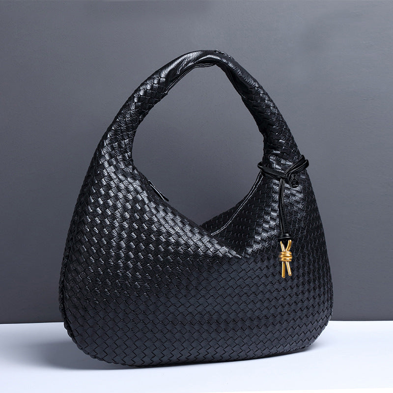 Women's Woven Trendy Large Capacity Korean Style Handbags