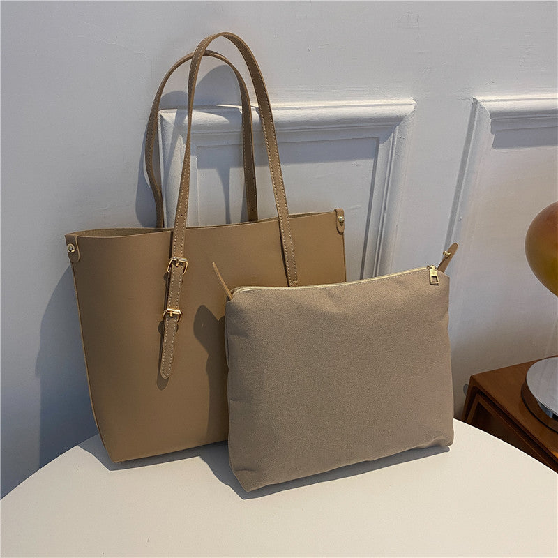 Large Female Fashion Texture Soft Leather Capacity Shoulder Bags
