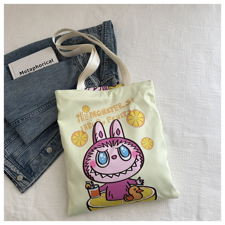Women's Cartoon Automobiles Curtain Cloth Peripheral Tuition Shoulder Bags