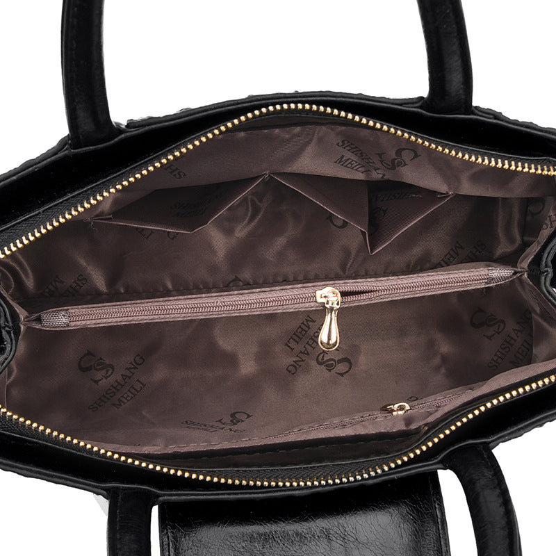 Women's Light Luxury Leather Cowhide Chinese Style Handbags