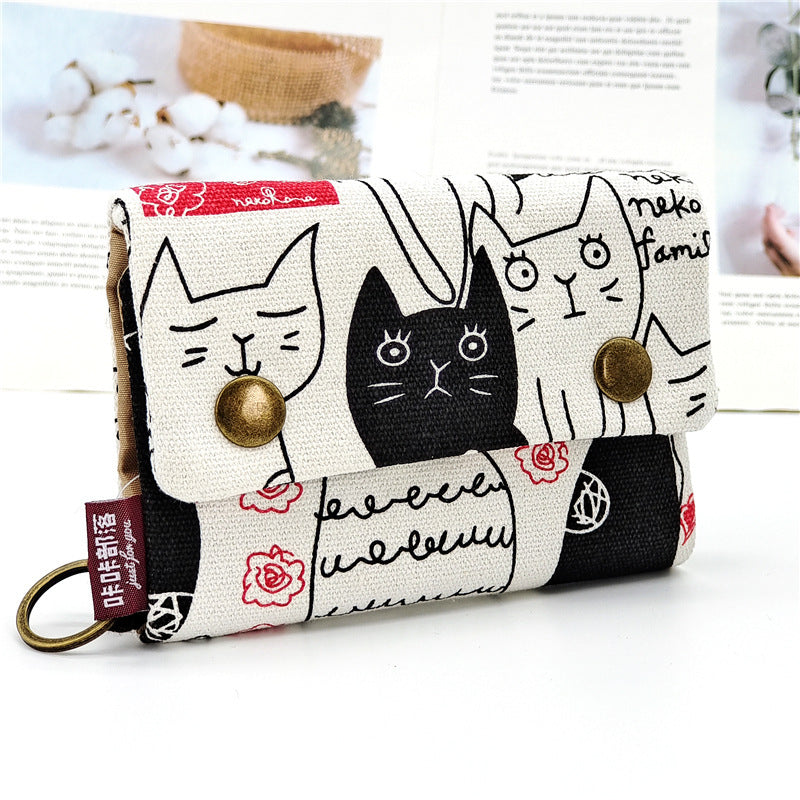 Women's & Men's & Korean Style Canvas Coin Purses