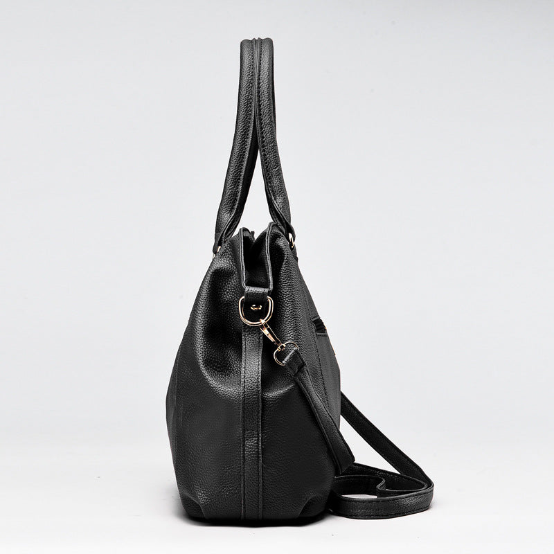 Women's Stylish Soft Leather Fashion Mom Shoulder Bags