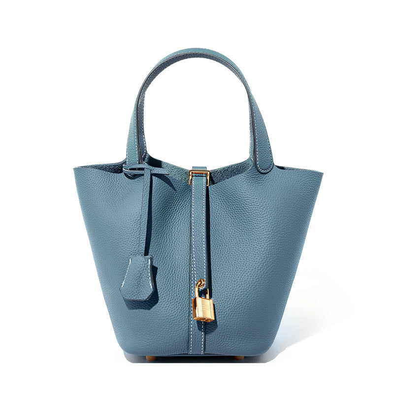 Women's Vegetable Basket Genuine Leather Mummy Bridal Wedding Handbags