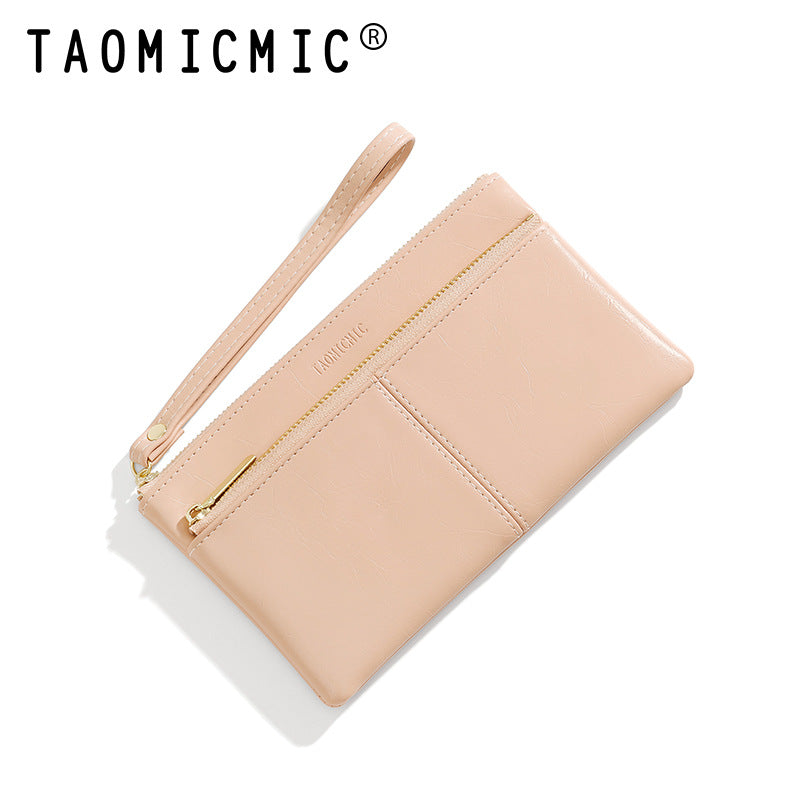 Women's Niche Large Capacity Long Stylish Portable Ladies Wallets