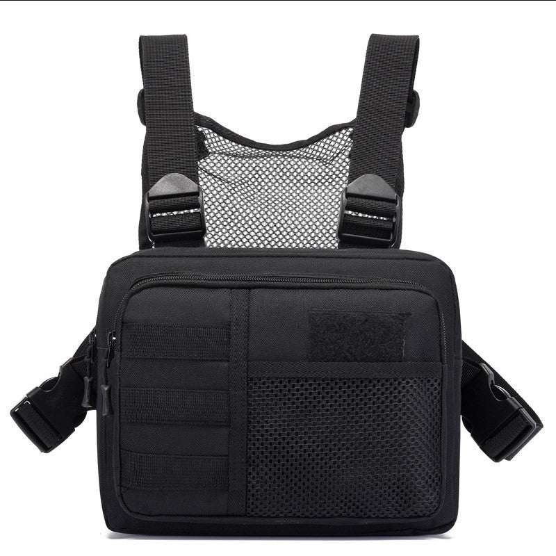 Tactics Running Vest Camouflage Function Trendy Leisure Men's Chest Bags