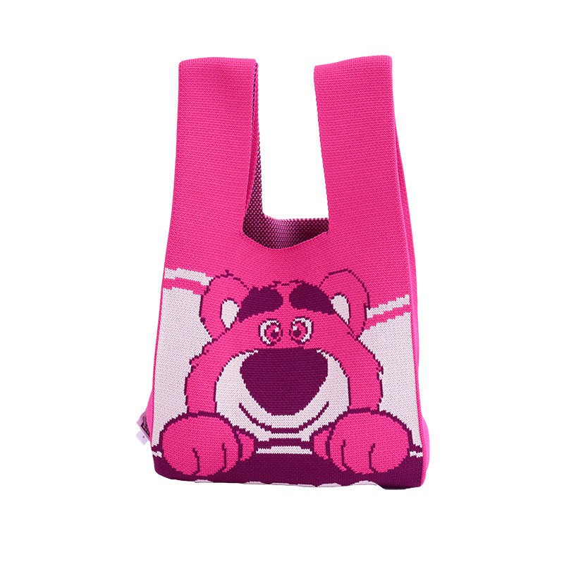 Women's Spring Knitted Pouch For Cell Soft Handbags