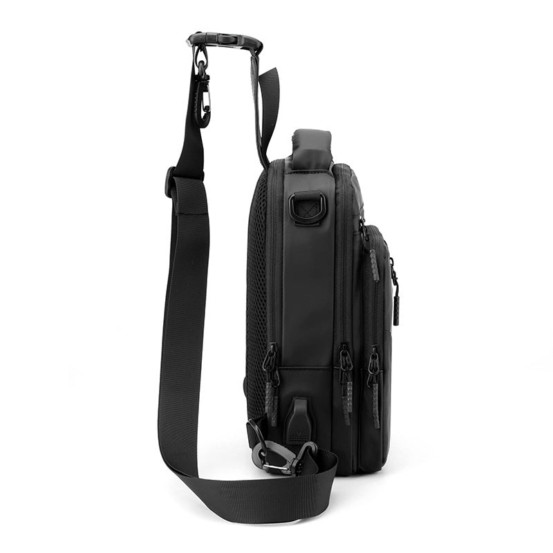 Attractive Casual Men's Waterproof Trendy Multifunctional Men's Chest Bags