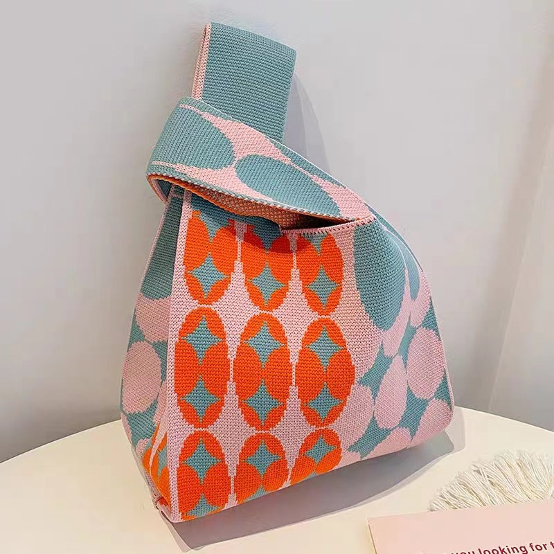Women's Wool Version Hand Carrying Box Handbags