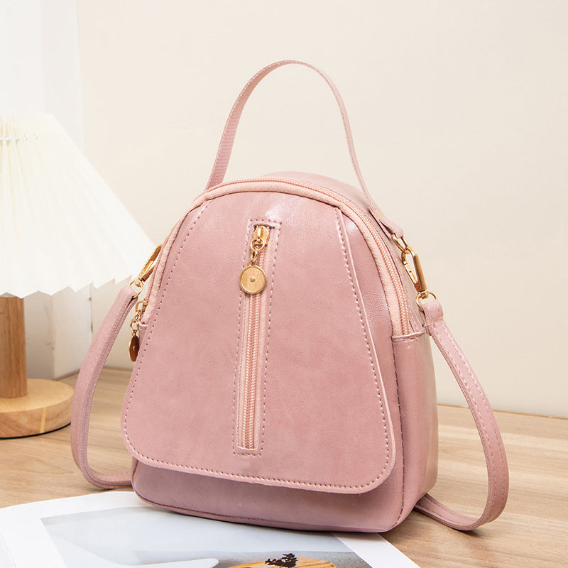 Women's Texture Soft Leather Fashion Retro Single-layer Large Women's Messenger Bag