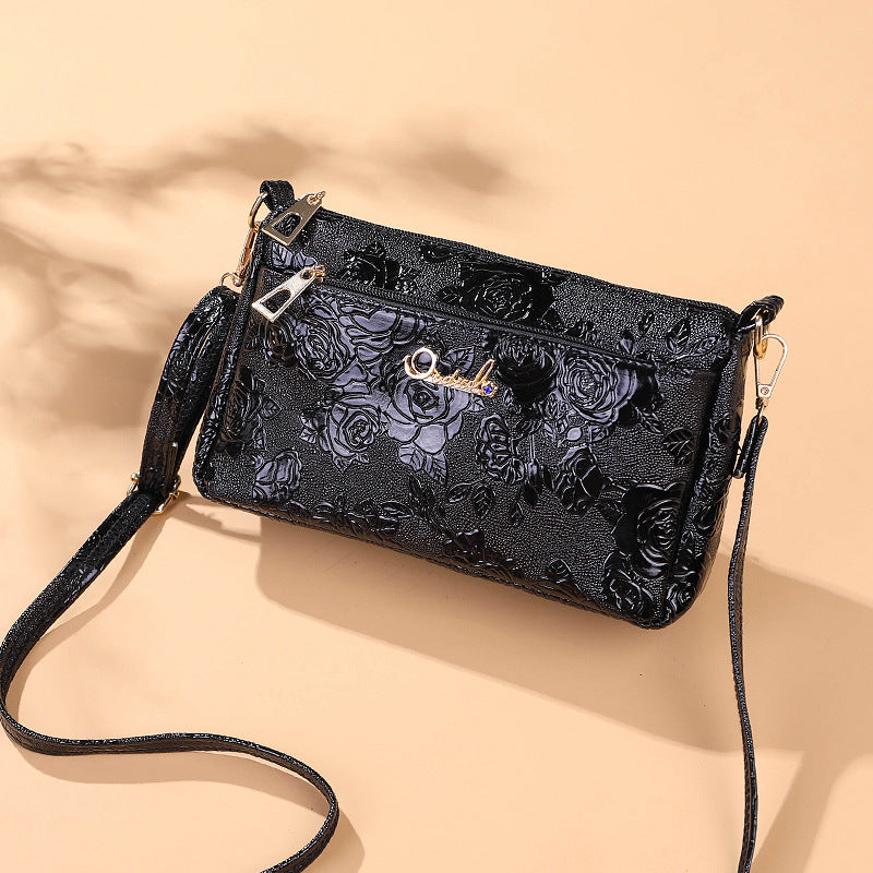 Women's Female Stall Running Rivers Lakes Rose Crossbody Bags