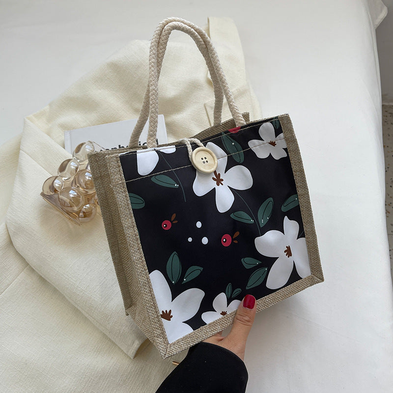 Out Durable Portable Lunch Box Female Hand Carrying Handbags