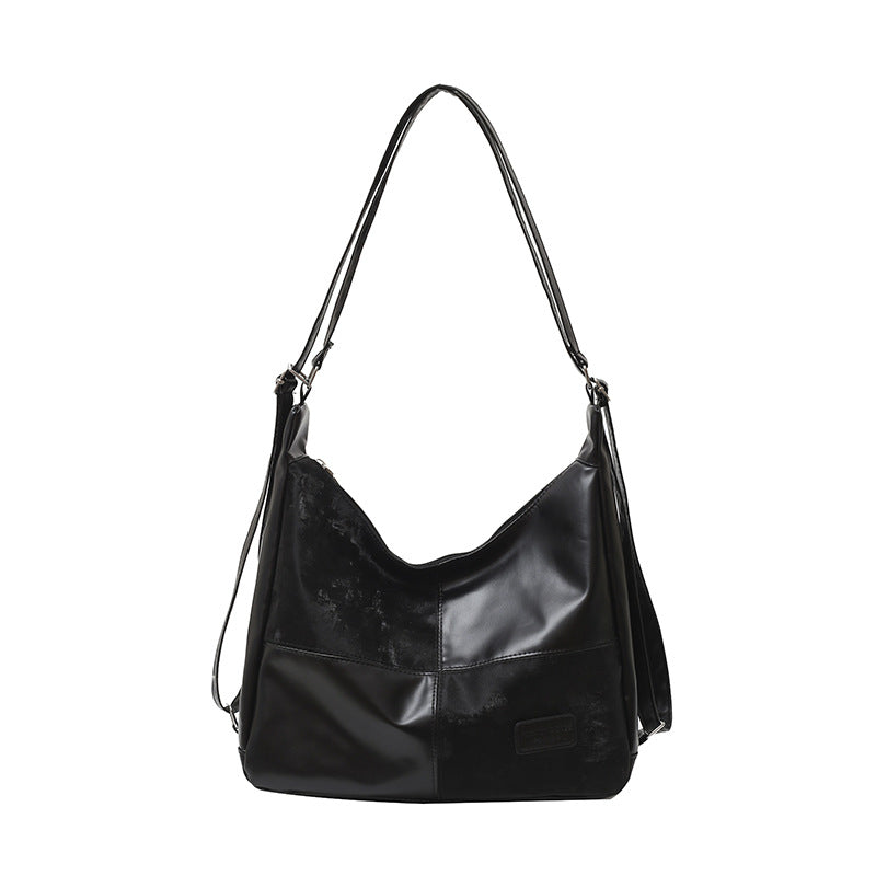 Women's Large Capacity Totes Fashion Stitching Fashionable Shoulder Bags