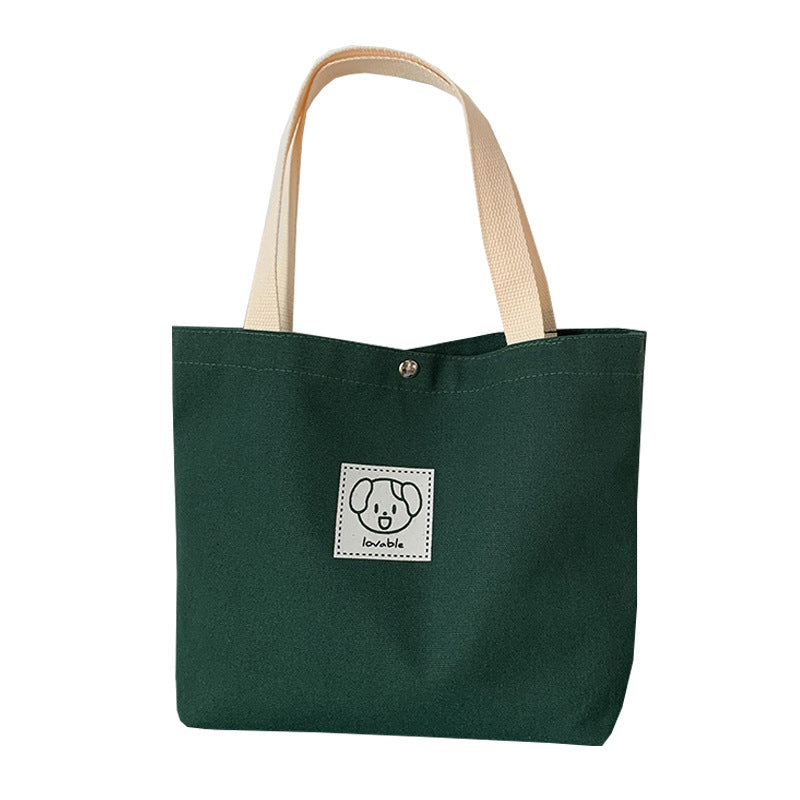 Women's Cute Cartoon Tutorial Lunch Size Handbags