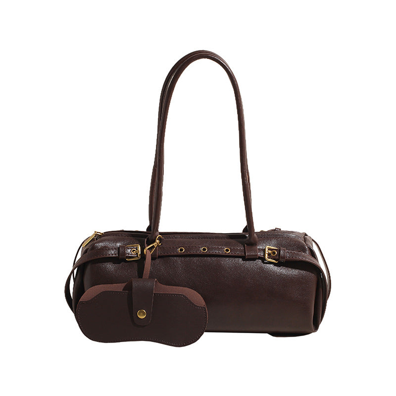 Women's Korean Style Fashion Retro Baguette Popular Shoulder Bags