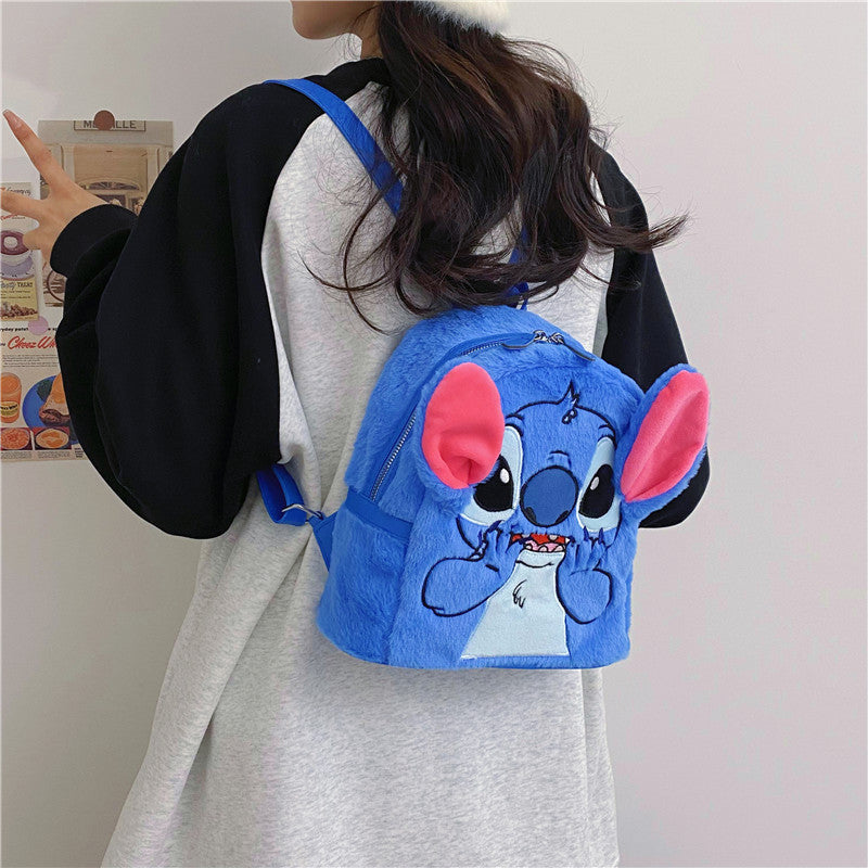 Casual Cute Plush Female Cartoon Funny Backpacks