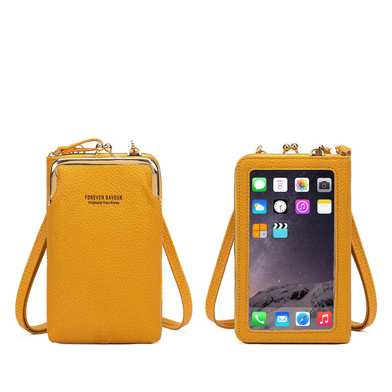 Women's Trendy Mini Touch Screen Cell Winter Ladies Wallets
