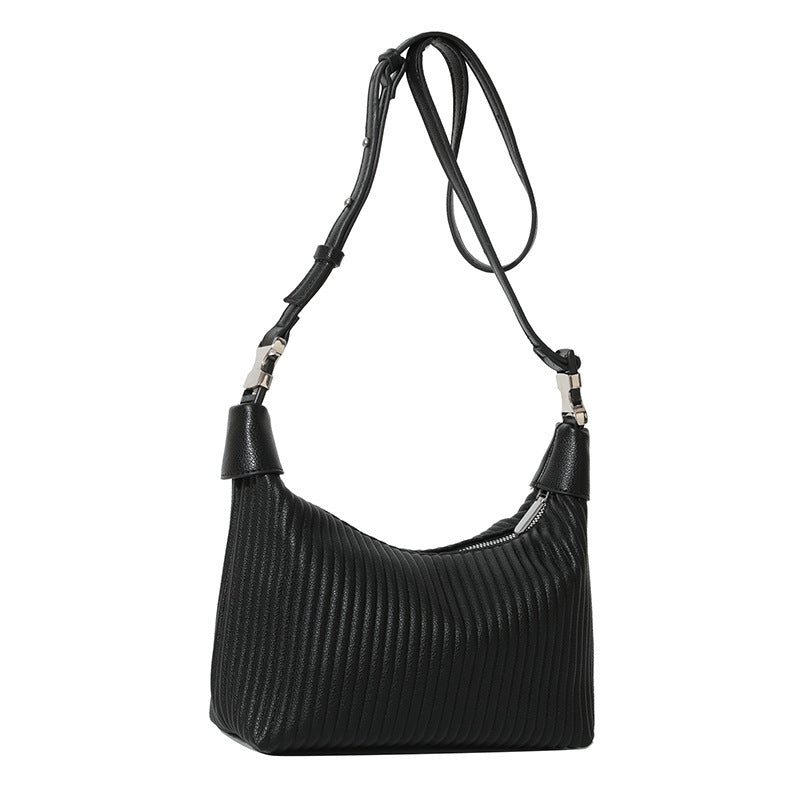 Women's Niche Fashion Portable High-grade Plaid Underarm Shoulder Bags