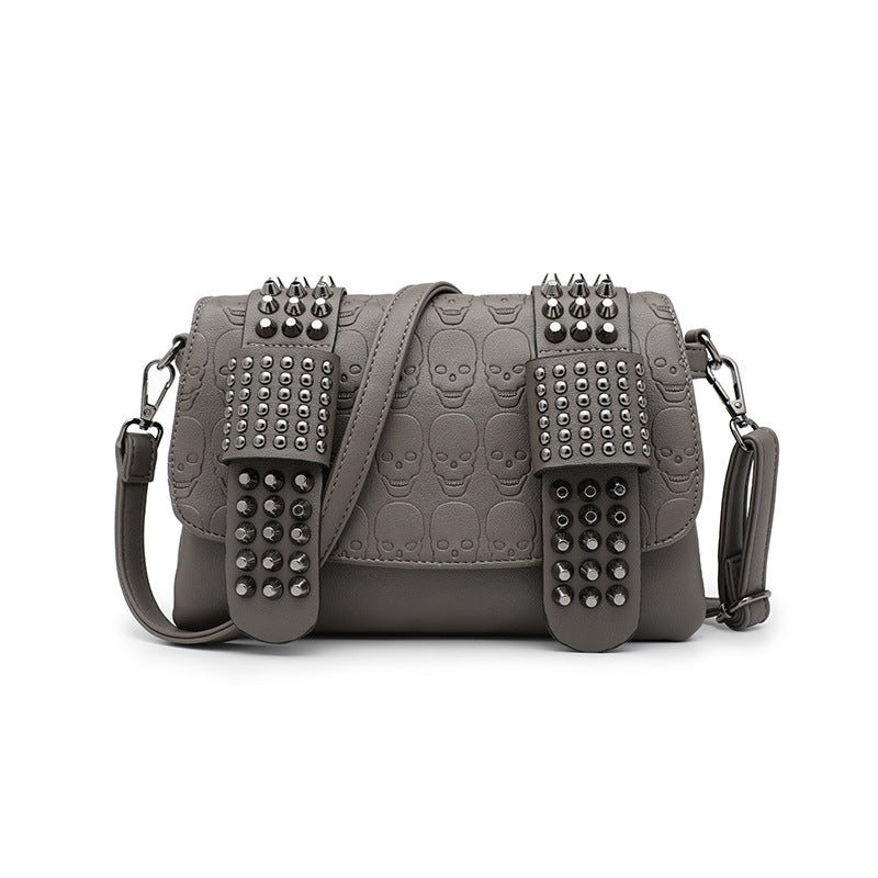 Women's Beautiful Stylish Tide Rivet Skull Bags