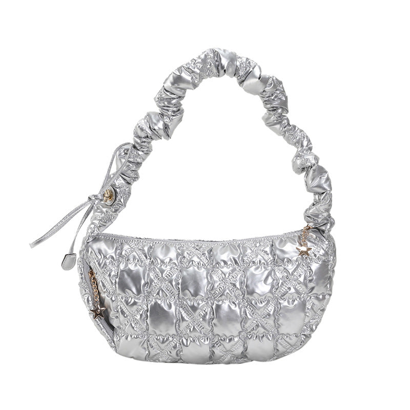 Women's Cloud Female Personality Embroidered Fashion Dumplings Bags